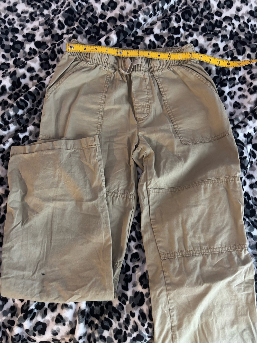 Vintage Olive Green Utility Pants